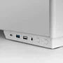 Tacens SAGITTA20 Caja Semitorre ATX Blanca con Ventana Cristal Templado y Pantalla LED Temperatura